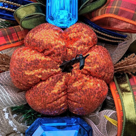 Fall Wreath, Fall Door Decor, Wreath For Fall, Fall Decoration, Autumn Wreath - Picture 6 of 10